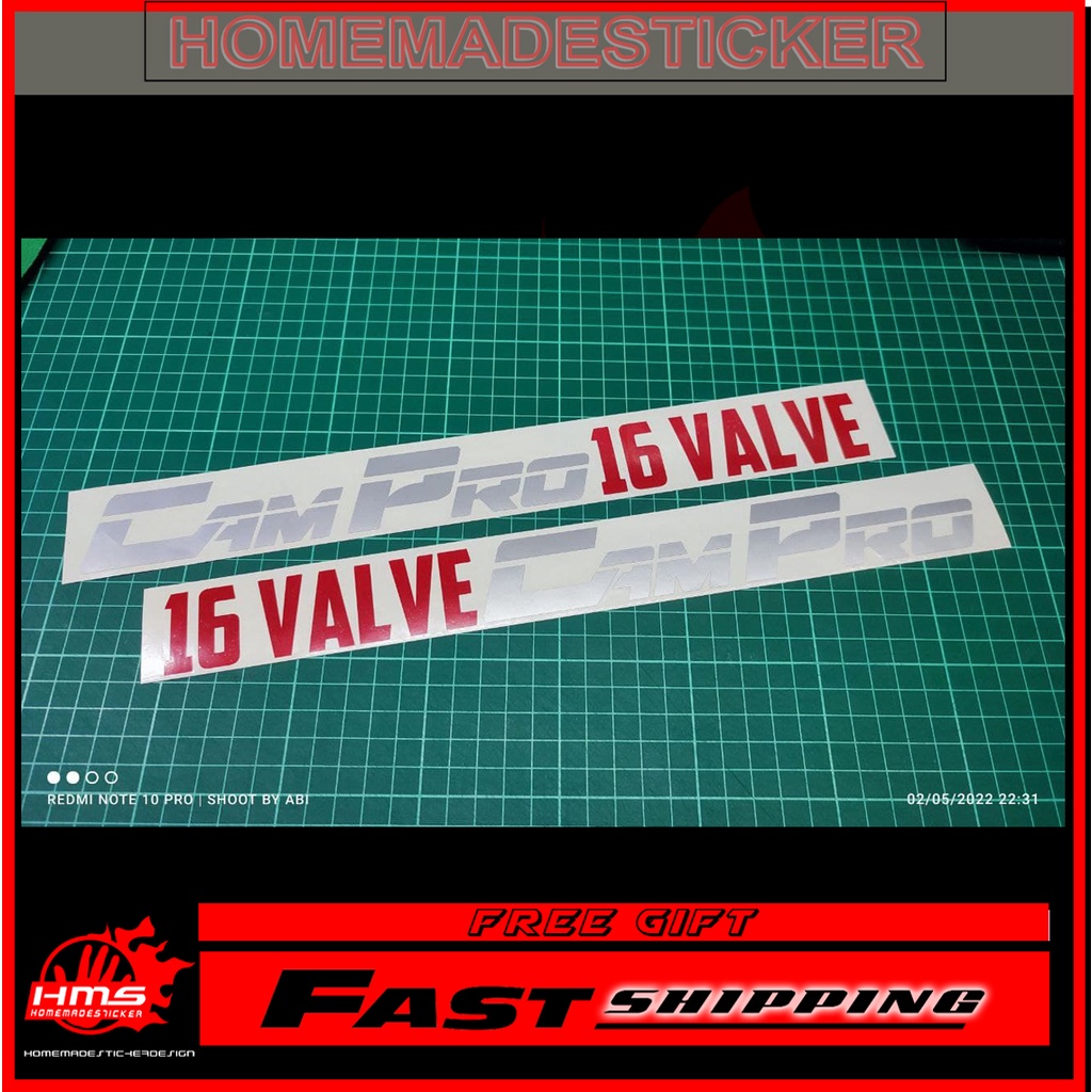STICKER PINTU BELAKANG KERETA PROTON CAMPRO 16 VALVE 2 PCS | Shopee ...