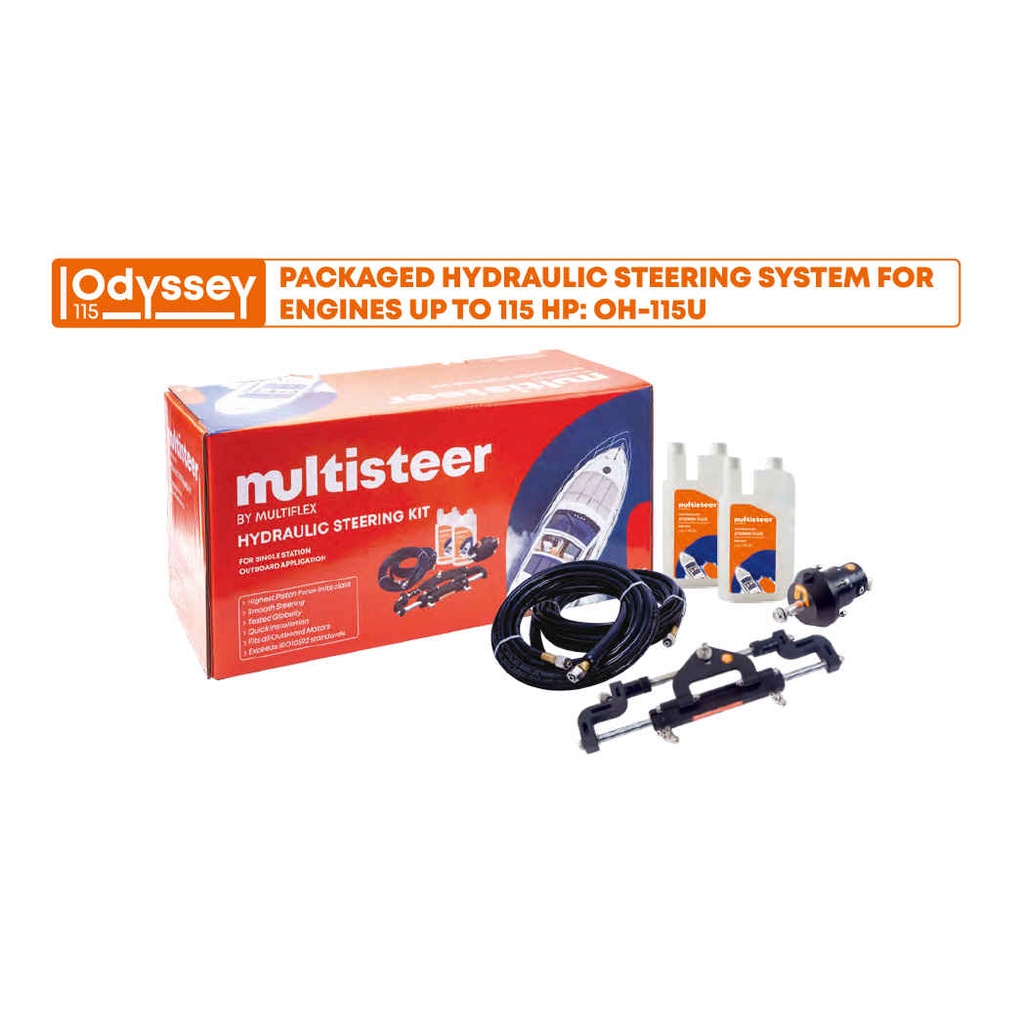 Multiflex/ Multisteer Hydraulic Steering Kit OH115U Outboard Marine