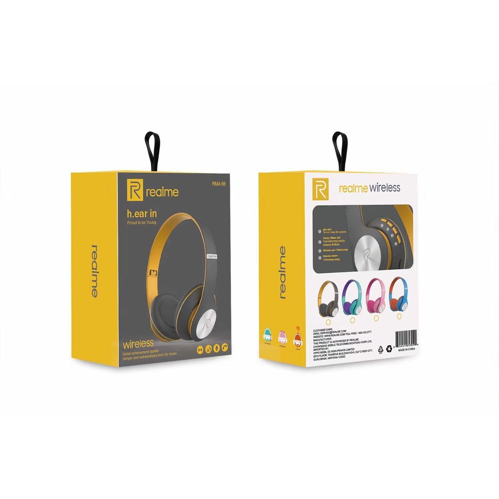 REALME Headphone REALME Headset RMA66 Bluetooth Wireless Earphone Earbuds RMA 66 Shopee Malaysia