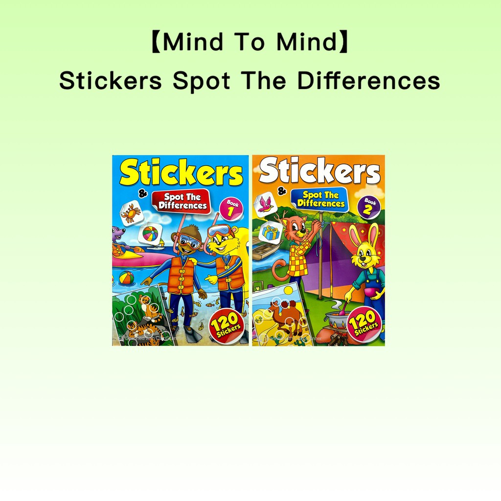 【Mind To Mind】Stickers Spot The Differences | Shopee Malaysia