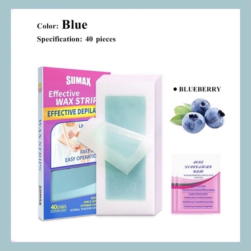 【ReadyStock】🍯Sumax Wax Strip Hair Removal Wax Strips🍯方便除毛贴 祛毛贴 Hair ...