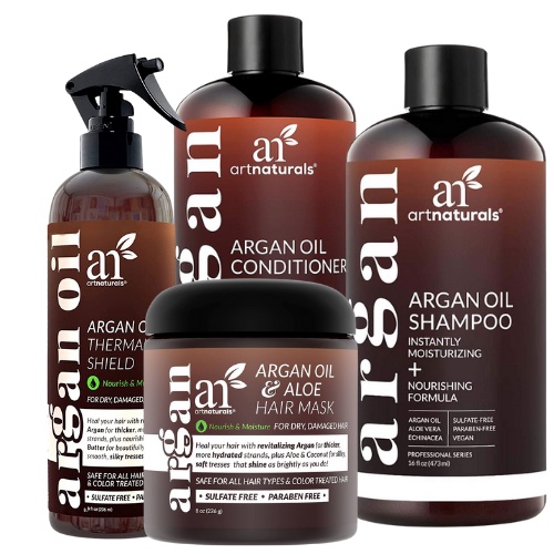 [ iiMONO ] ArtNaturals Argan Oil Aloe Hair Mask Shampoo Conditioner