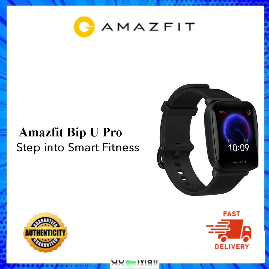 Amazfit Bip U Pro - 40-day Battery Life - 1 Year Amazfit Malaysia 1 To ...