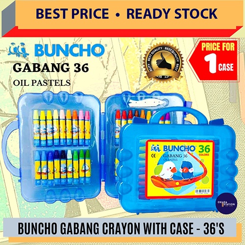 Buncho Gabang Oil Pastel Crayon (36 'S) / Buncho Crayon / Oil Pastel ...