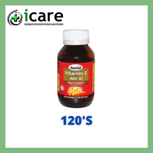 HOVID VITAMIN E 400IU 120'S ( EXP DATE 06/2025 ) Shopee Malaysia