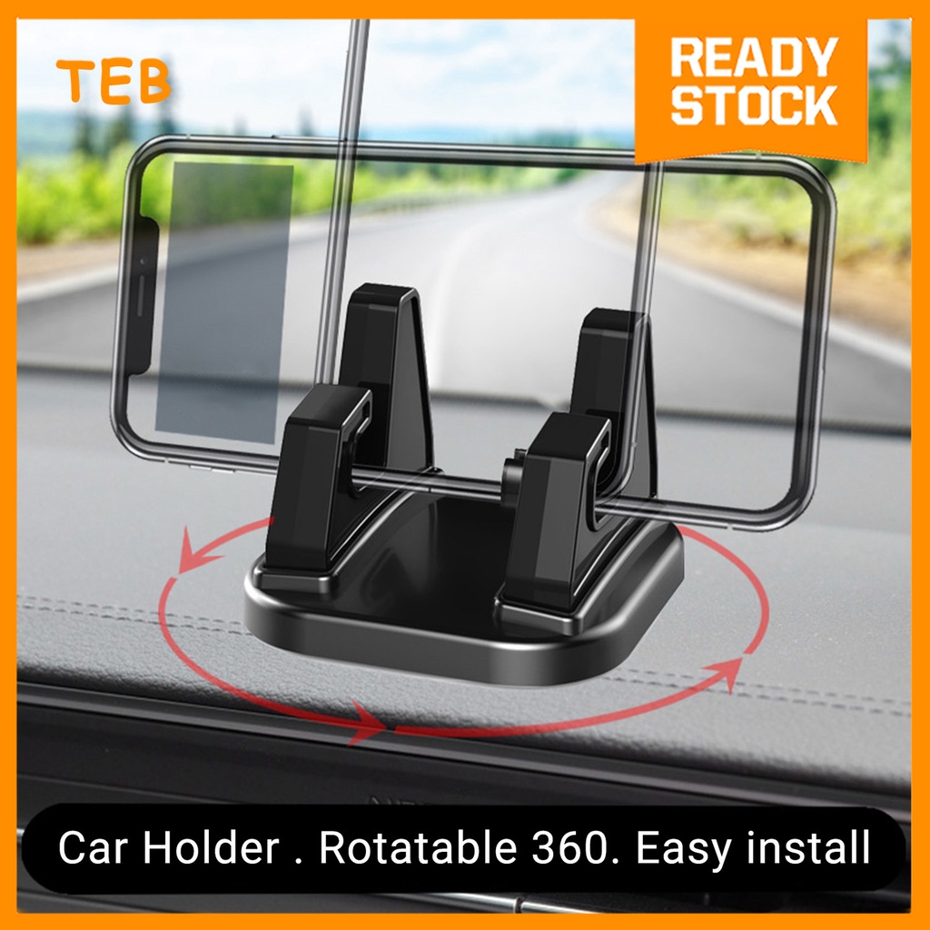 [TEB] 360 Degree Car Phone Holder Desk Dashboard Sticking Phone GPS