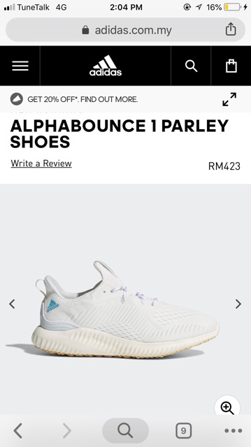 Alphabounce 1 parley on sale