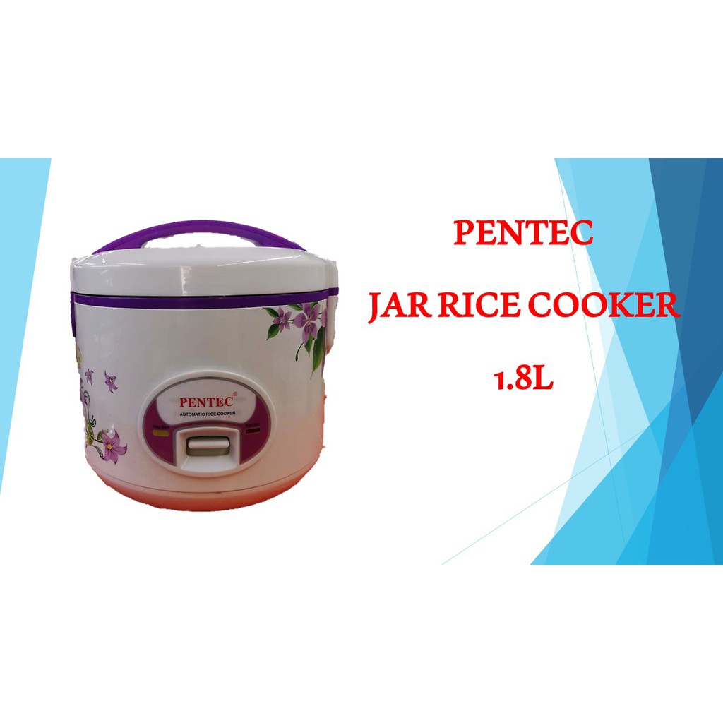 PENTEC JAR RICE COOKER 1.8L TAC-143W | Shopee Malaysia