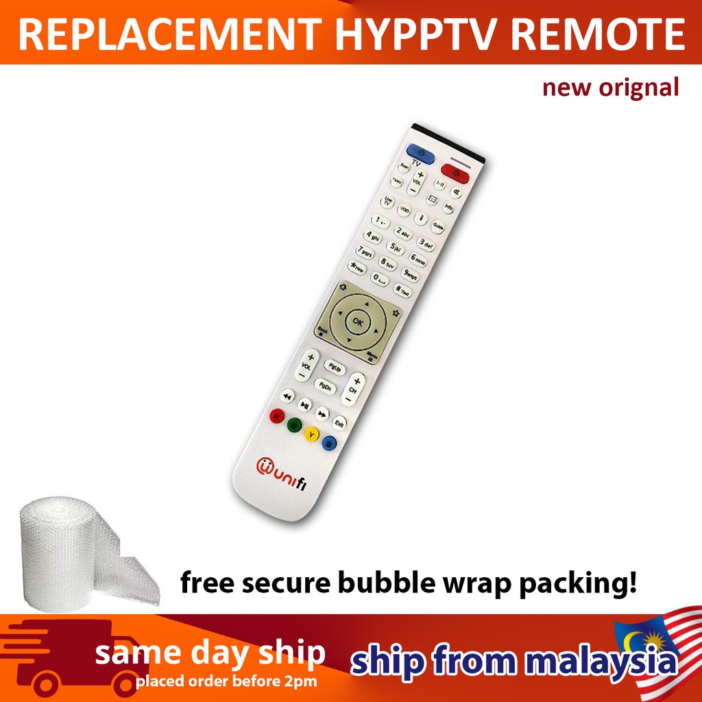 HyppTV Remote Control New Original Genuine (White) | Shopee Malaysia