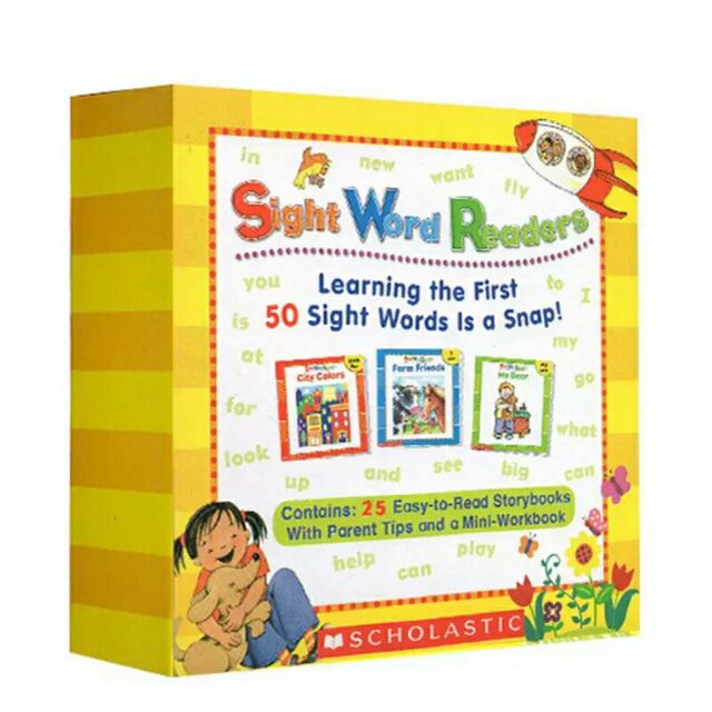 Scholastic English Sight Word Readers Books Boxed Set (25 Books ...