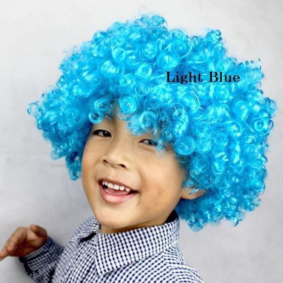 Economy Color Crazy Curly Clown Wig Halloween Funny Hair Costumes