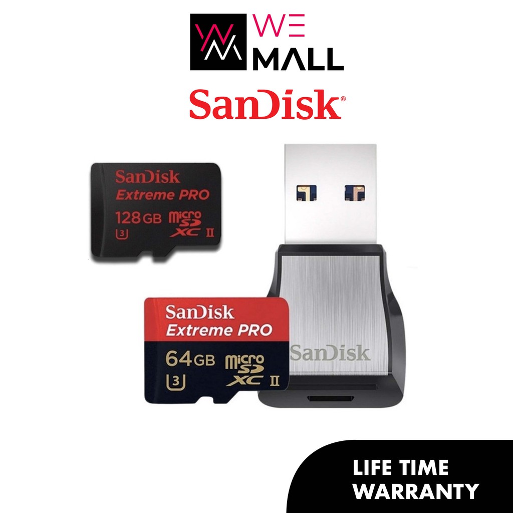 SanDisk 64GB Micro SDXC Extreme Pro UHS-II 275MB/s Class 10