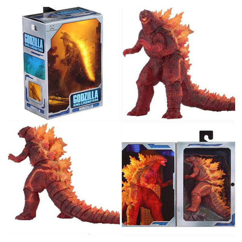 Godzilla Realistic Burning Action Figures With Articulate Joints For ...