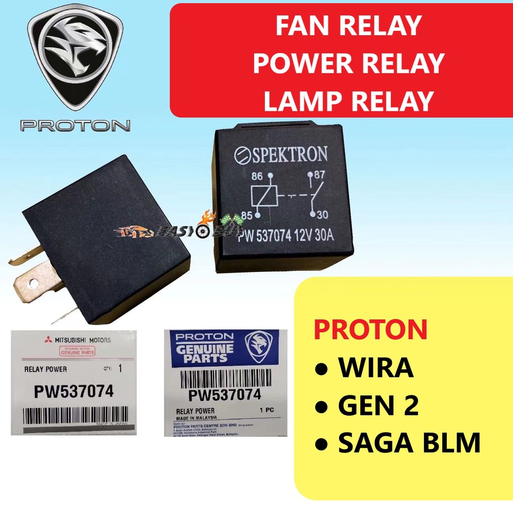 Original Lamp Relay Power relay Fan Relay proton wira gen2 saga blm