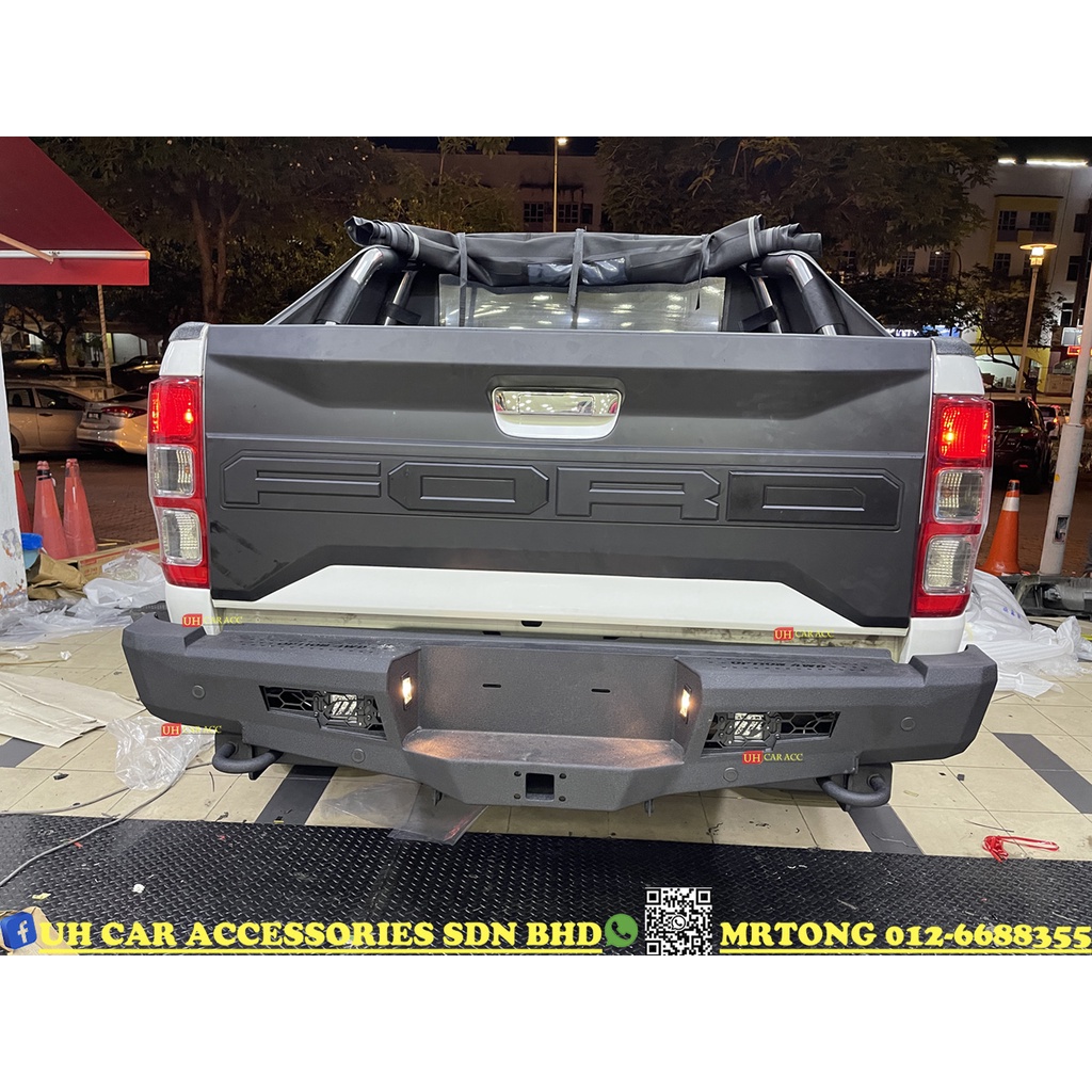 Ford Ranger T6 T7 T8 XLT WILDTRAK 2011-2021 OPTION Rear Bumper Bullbar ...