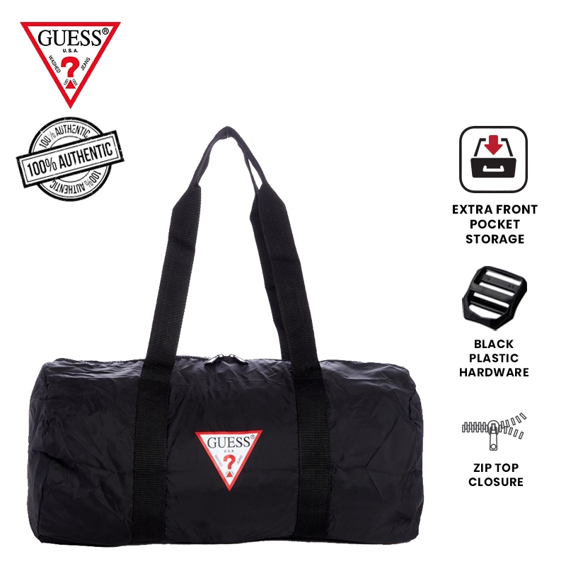 Guess logo duffle on sale bag