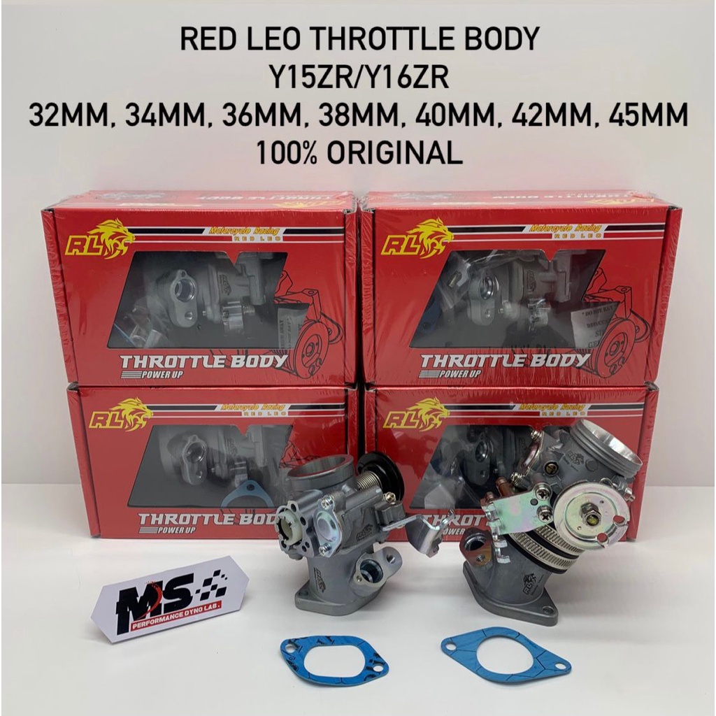 Red Leo Throttle Body Y15ZR/Y16ZR 32mm45mm 100 Original Shopee Malaysia