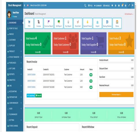 POS System - Point of Sale with Stock Management Inventory System ...