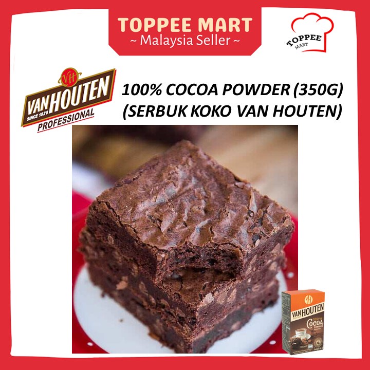 VAN HOUTEN Cocoa Powder 350g Cocoa Powder Serbuk Koko Vanhouten 可可粉 ...