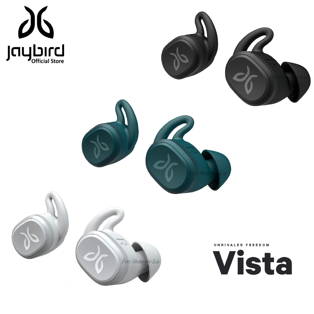 Jaybird Vista True Wireless Bluetooth Headphones for Running Fitness Gym IPX7 Waterproof Sweatproof Custom EQ Shopee Malaysia