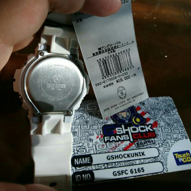 LIMITED EDITION CASIO G-SHOCK DW-6900FS TODD SNYDER | Shopee LIMITED EDITION CASIO G-SHOCK DW-6900FS TODD SNYDER | Shopee