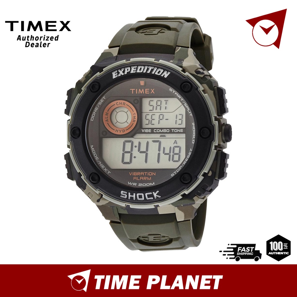 [Official Warranty] Timex T49981 Expedition Shock Resistant Vibration