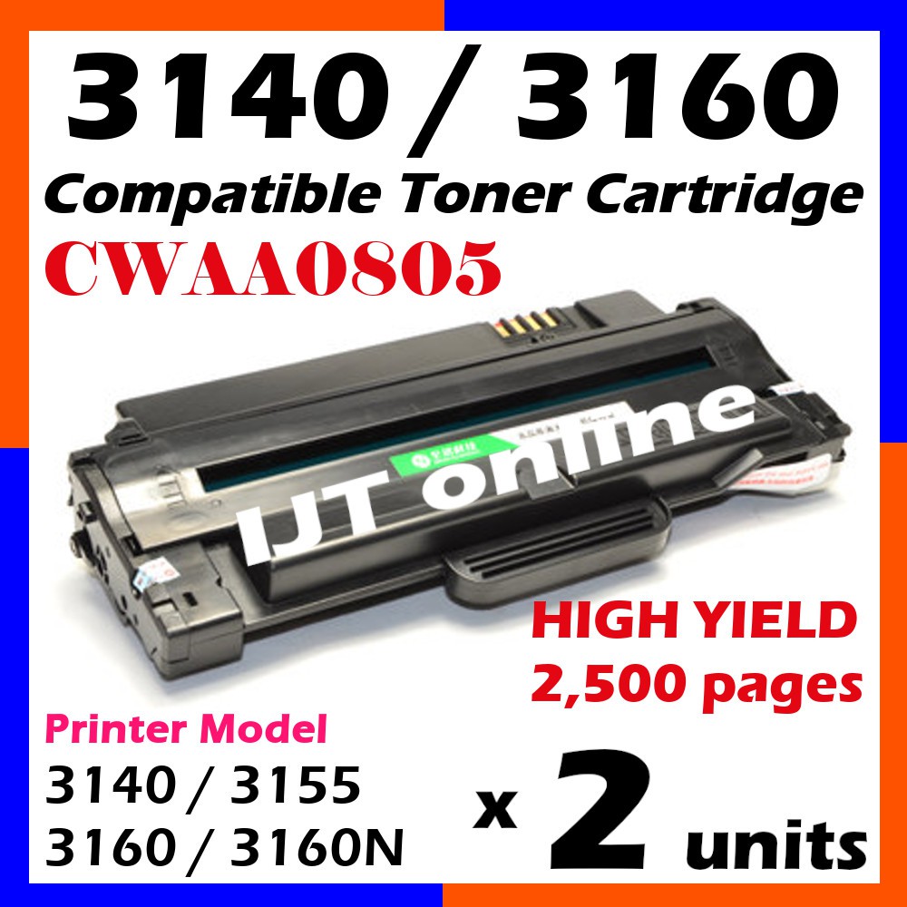 2x FujiXerox Fuji Xerox Compatible With Phaser 3160 3160N 3155 3140 ...