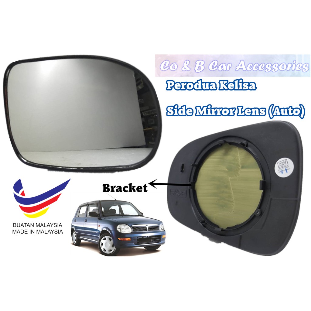 Perodua Kelisa Side Mirror Lens (Auto) Shopee Malaysia