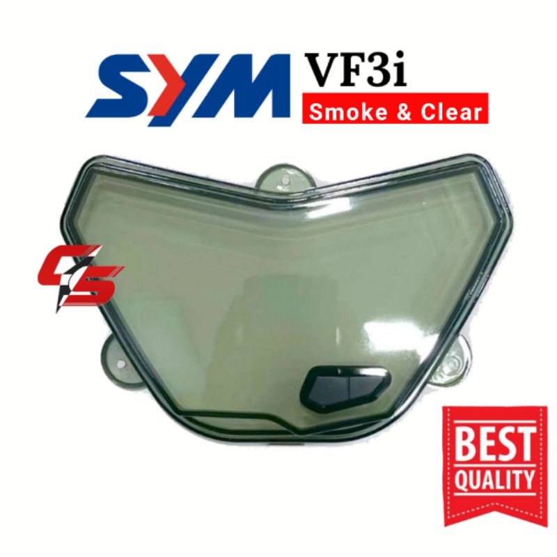 SYM VF3I 185 Meter Lens Meter Cermin Meter Cover Smoke Tinted Clear