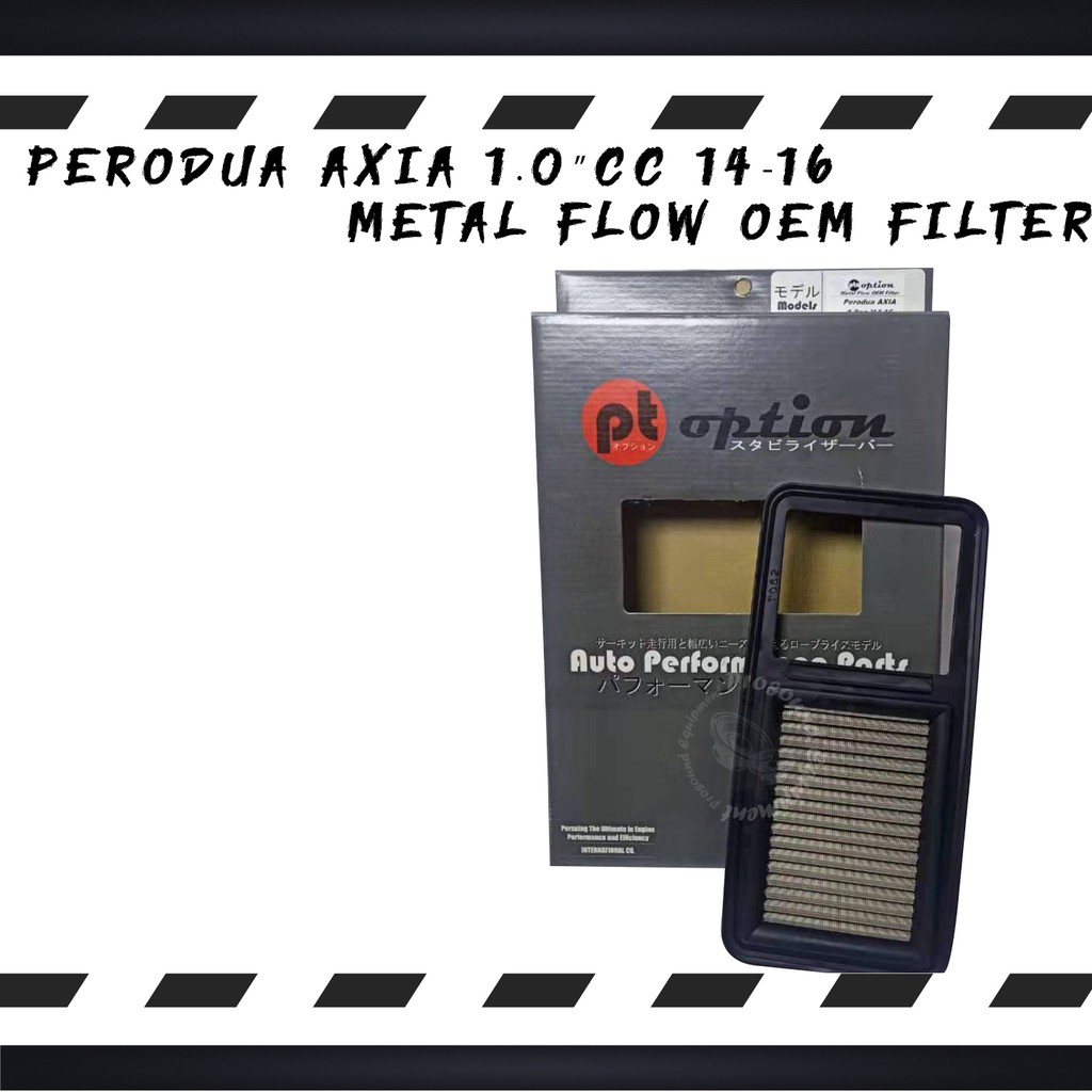 PERODUA AXIA 1.0CC 14-16 METAL FLOW OEM FILTER | Shopee Malaysia