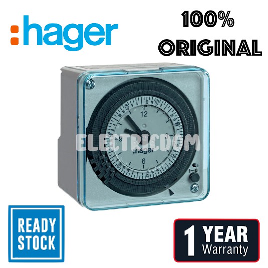 HAGER TIMER EH711/EHN711 24 HOURS TIMER Analogue Time Switches / DLX