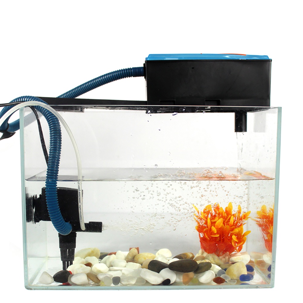 10W 25W Aquarium Top Filter Submersible Water Pump With Top Filter Box Water Circulation Filtration For Fish Tank