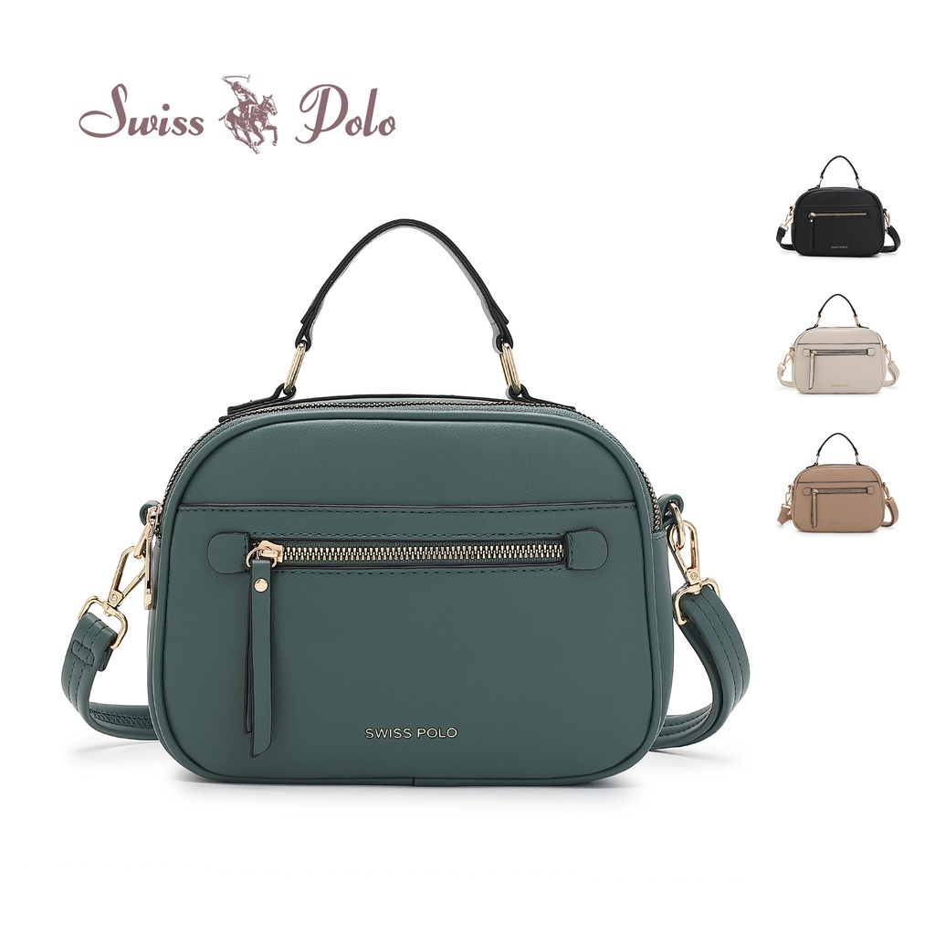 SWISS POLO Top Handle Ladies Sling Bag HJA 3290 Multi Color | Shopee ...