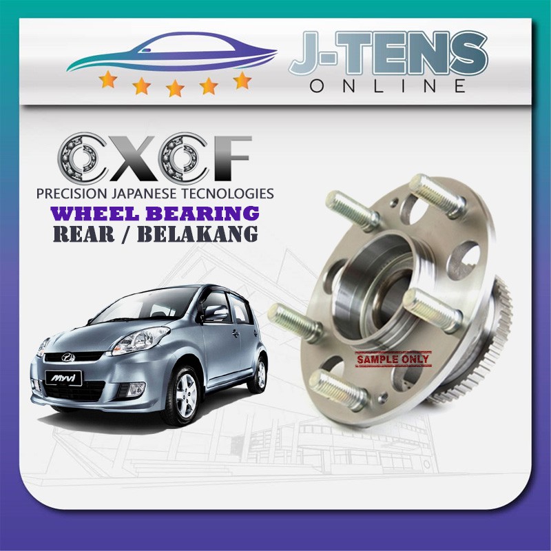 PERODUA MYVI 1.0 / 1.3 2005-2010 REAR WHEEL BEARING WITH ABS SENSOR ...