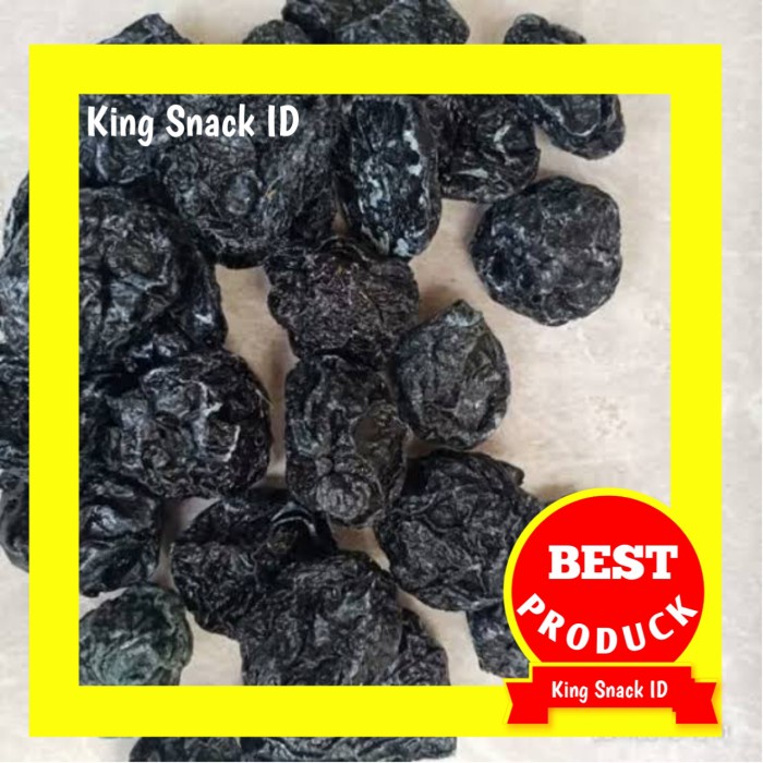 HITAM Dry Plum 300gr/KIAMBOY Black Seedless/Candied Dry PRUNE - Wet ...