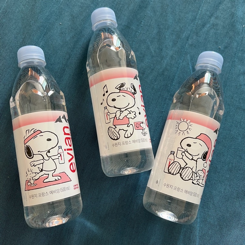 Snoopy Limited Edition Evian Natural Mineral Water500ml Shopee Malaysia