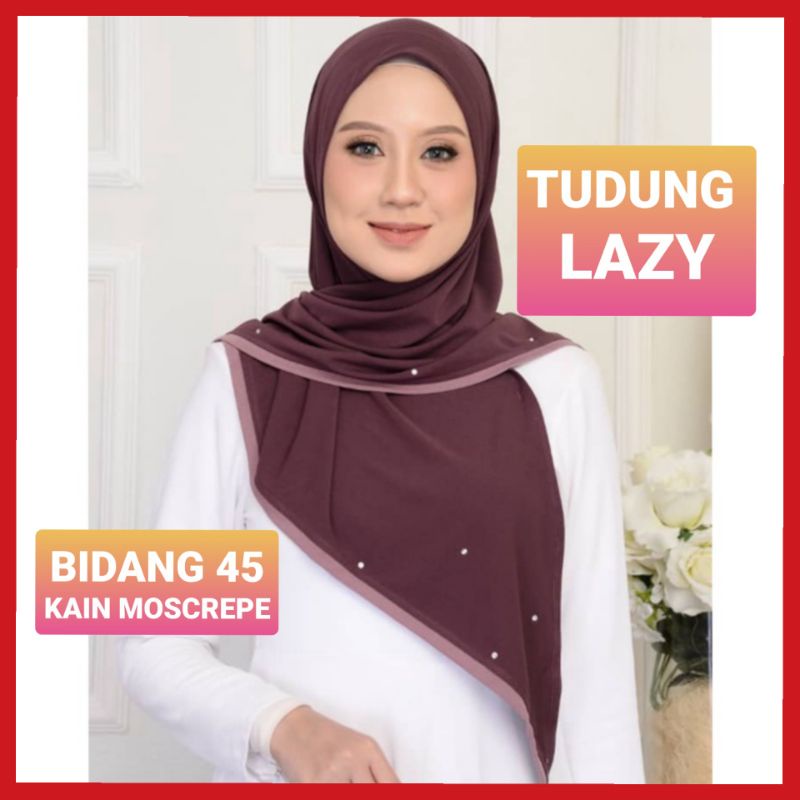 Tudung Sarung Murah Mosscrepe Moscrepe Tudung Sarung Lazy Instant ...