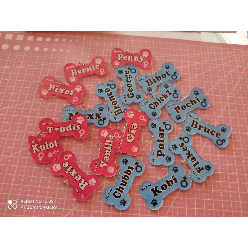 acrylic Dog Name Plate | Shopee Malaysia