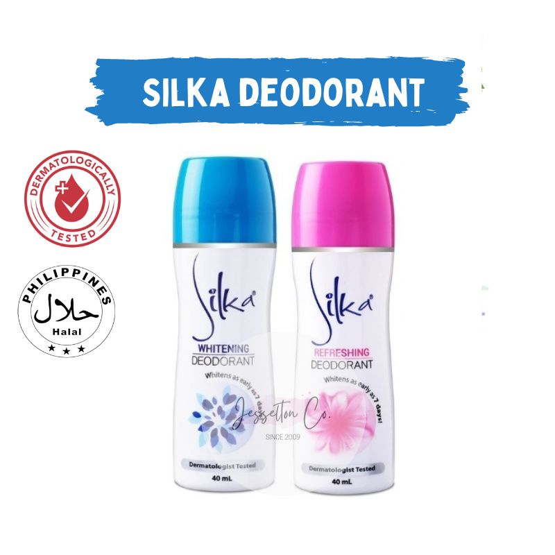 Silka Deodorant (Memutihkan Ketiak, Menyerap Bau, Whitening, Body Odor