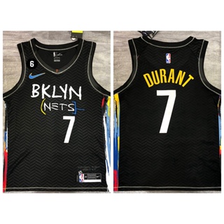 Brooklyn Nets #7 Kevin Durant 2022 23 White City Edition Stitched