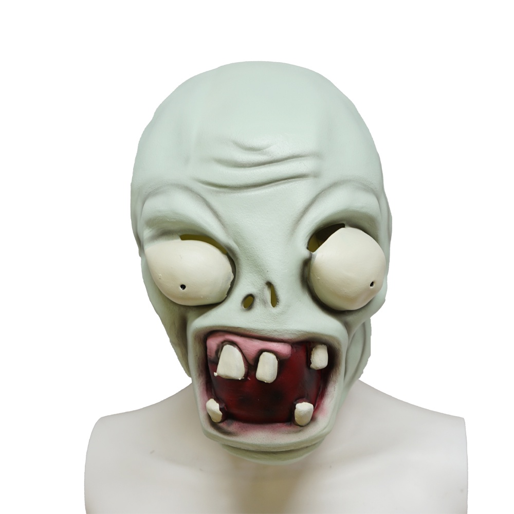 Ready Stock New Adult Horror Zombie Mask Classic Plants vs.Zombies Game ...