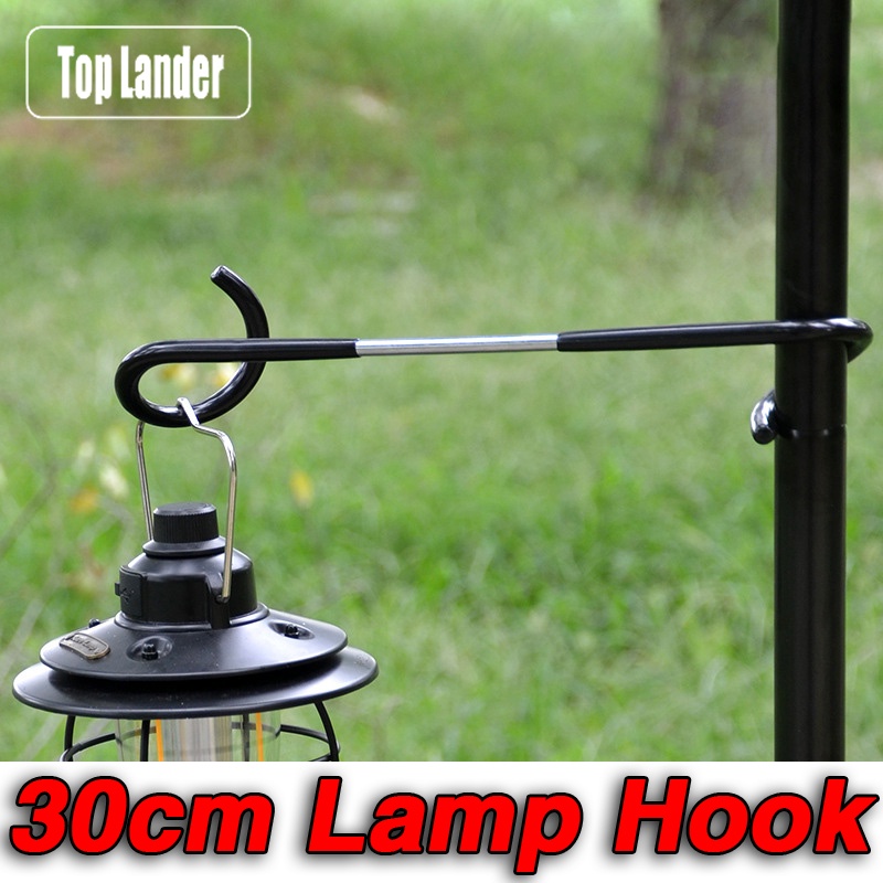 Camping Light Pole Hook Stainless Steel Tent Pole Lamp Hook
