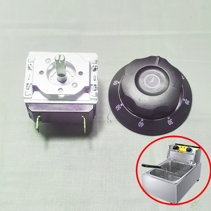 Electric Fryer Timer 60 Minutes Oven Kitchen Equipment Timing Device Electrical Appliance Power
