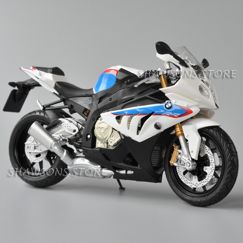 Automaxx 1 12 Scale Diecast Model Motorcycle Toys BMW S1000RR Sport Bike Miniature Replica Collectible Shopee Malaysia