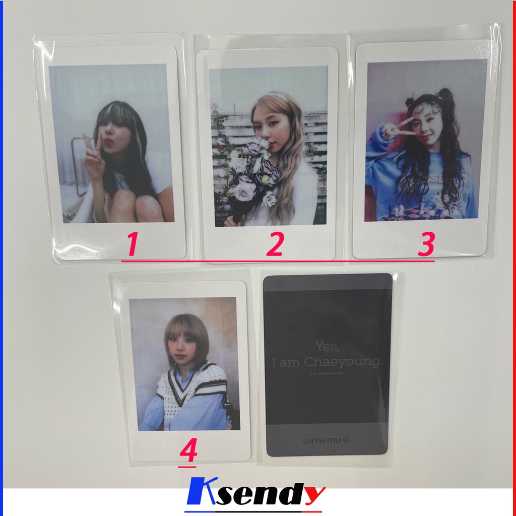 TWICE Chaeyoung - Yes, I am Chaeyoung POB CARD (WITHMUU) | Shopee Malaysia