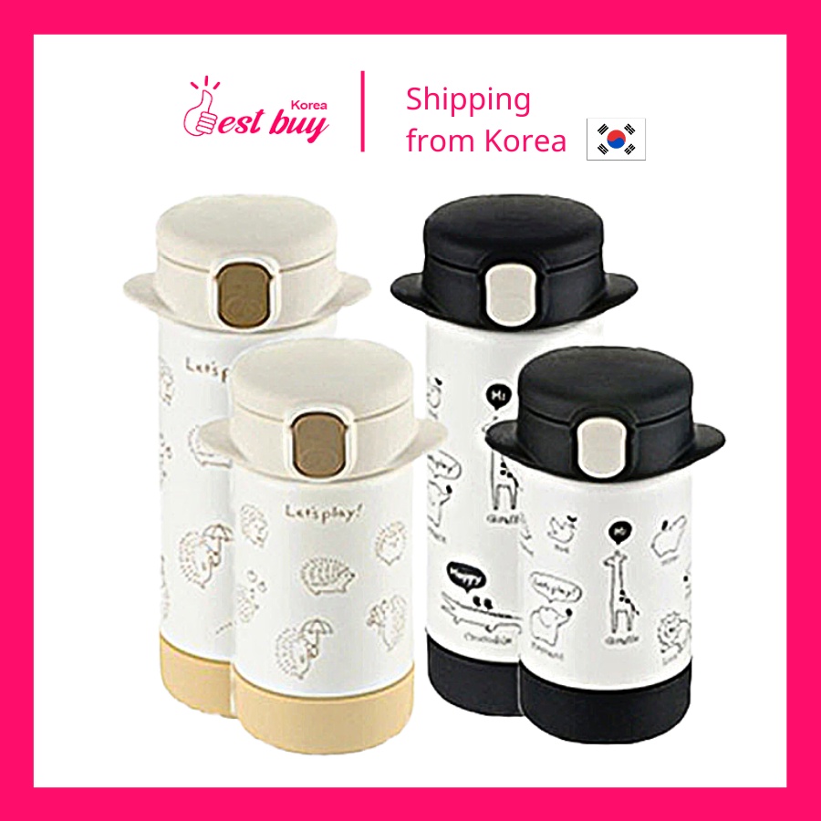 Richell 2way Korean thermosetting water bottle 160ml, 240ml Shopee