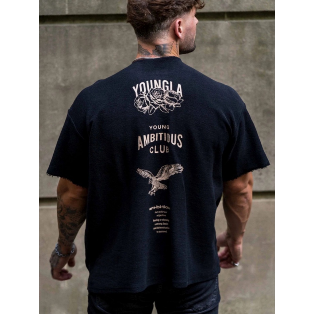 2023 Men Oversized Tshirt Fashion Hip Hop Gyms Singlet Cotton Loose