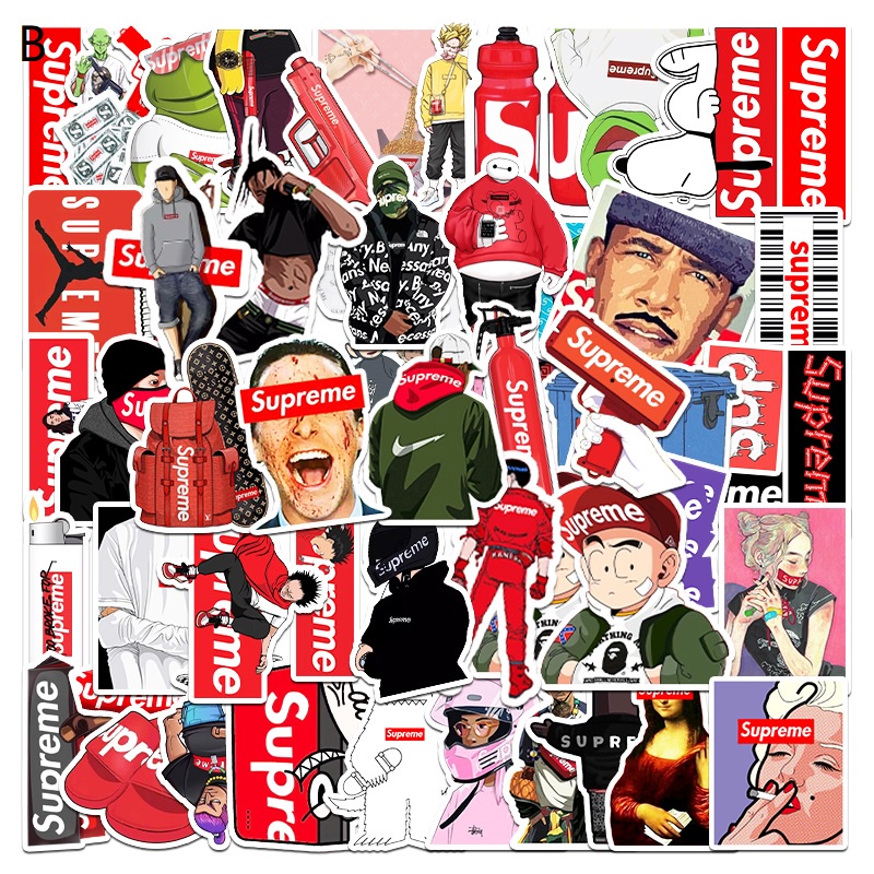 Funny supreme clearance stickers