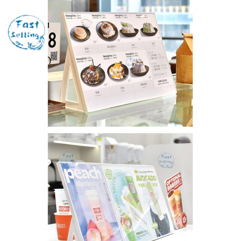 Multifunctional Display Stand Table Card Menu Standing Straight ...