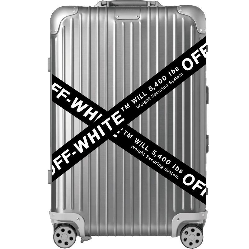Replica off white suitcase clearance